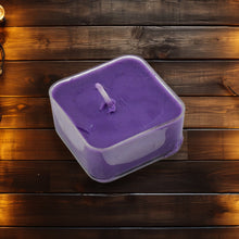 Smokeless Scented Acrylic Lavender Tealight Candles | Scented Acrylic Tealight Candle Set of 1 for Home Decoration and Celebrations | Long Burning Time Candle (1 Pc / Mix Color)