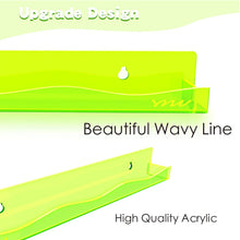 Acrylic Floating Shelves Wall Mounted Shelves (1 Pc  38 Cm Long)