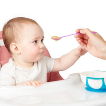 8182 Kids Cute Food Grade Foods Feeding Training Silicone Baby Spoon (Set Of 6 Pcs)