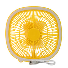 Usb Portable Mini Desk Fan With Light (1 Pc)