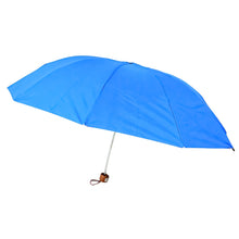 3-fold Sun  Rain Protective Solid Foldable Umbrella (1 Pc  Mix Color)