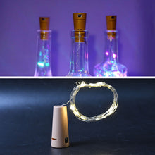 Multi Led Wine Bottle Cork  Disco Lights Copper Wire String Lights (1 Pc)
