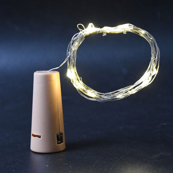 Multi Led Wine Bottle Cork  Disco Lights Copper Wire String Lights (1 Pc)