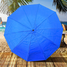 3-fold Sun  Rain Protective Solid Foldable Umbrella (1 Pc  Mix Color)